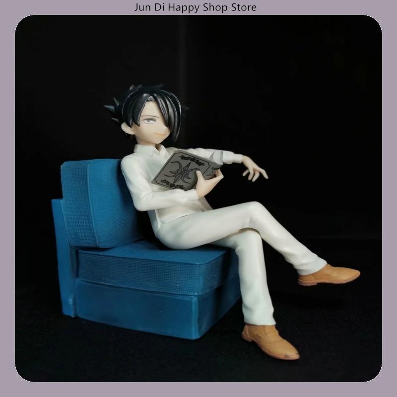 16CM Neverland Figure Norman Ray Emma Three Options characters Sofa Sitting Pose Anime Figure Birthday Gift