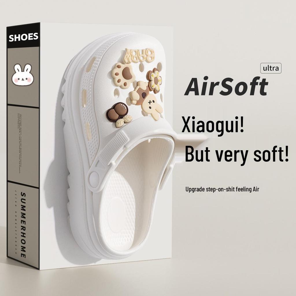 Women's Thick-Soled Non-Slip Summer Sandals: Breathable, Outdoor-Ready, Comfortable Slippers