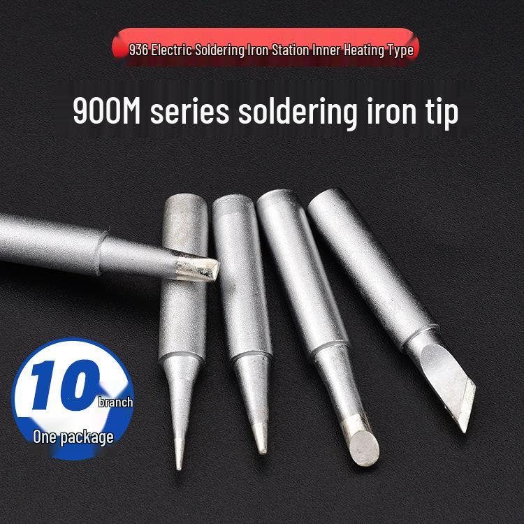 936 Universal Soldering Iron Tip for Constant Temperature Stations - Frosted, Pointed, Horseshoe Blades