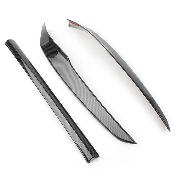 3-Piece Front Bumper Lip Trim for 18-20 Honda Accord