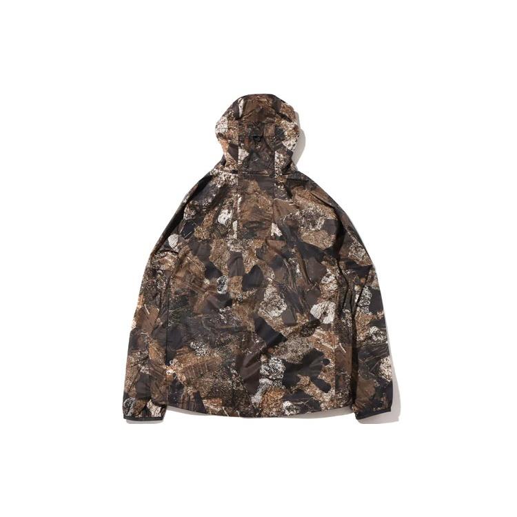Men's Nike SS22 ACG Rock Full Print Casual Hooded Jacket Rock Gray DV6648-004