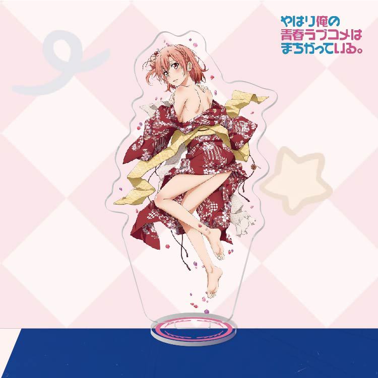 Anime My Youth Romantic Comedy Is Wrong Acrylic Stand Action Figure Toy PVC Desktop Stand Model Toys Gift