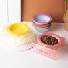 Changbaosen Gradient Ceramic Pet Bowls and Plates