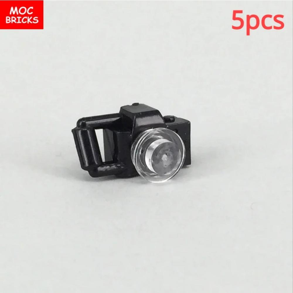 MOC Bricks Bike Notebook Camera Dollar Luggage Trash Bottle City Accessories View DIY Educational Building Blocks Friends Gifts