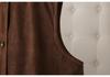 Plus Size Women's Suede Velvet Round Neck Cardigan Vest - Slimming, Versatile Spring Top