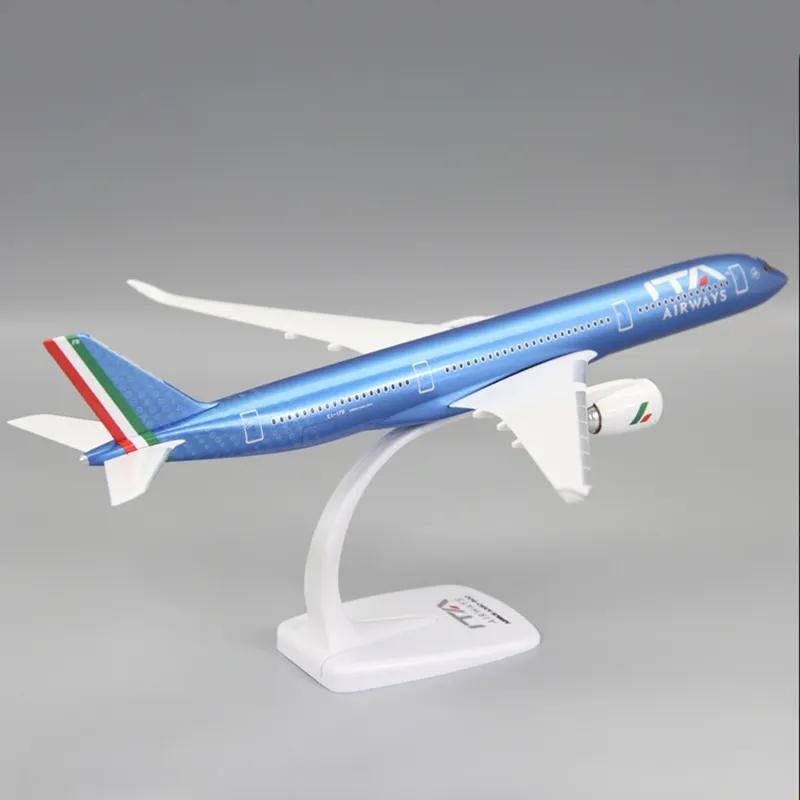 

1/200 Scale A350-900 Italy ITA Replica Plane Resin Aircraft Model Aviation Simulation Airplane With Landing Gear Decoration Gift