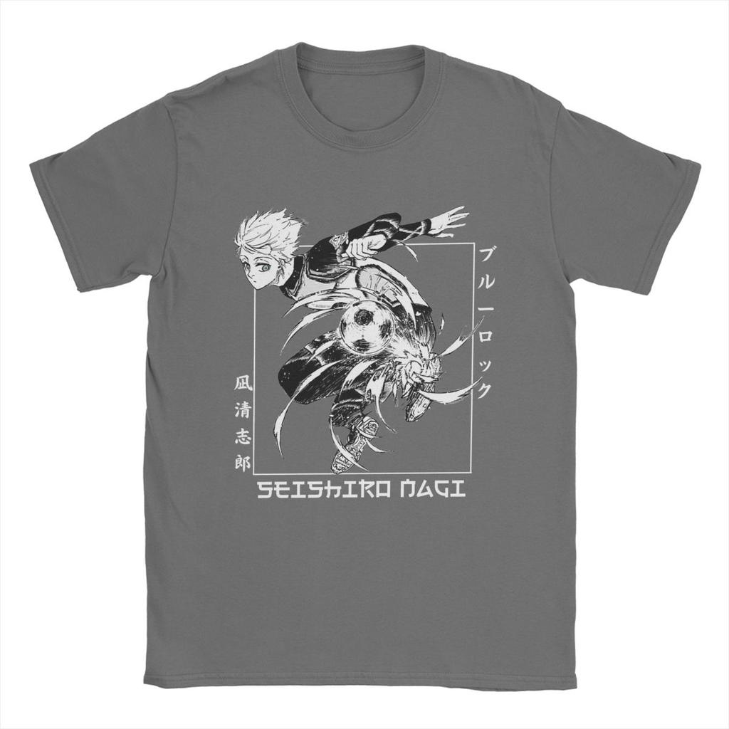 Blue Lock Seishiro Nagi Men T Shirts Fashion Tees Short Sleeve Crew Neck T-Shirt Cotton Gift Idea Clothing