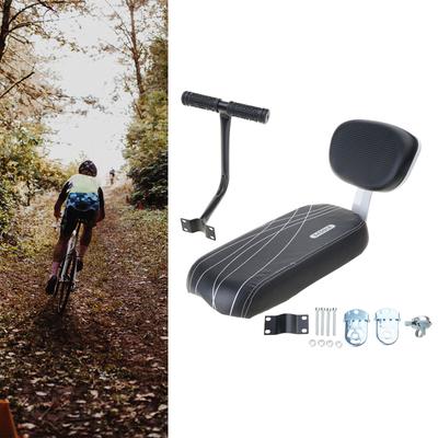 Bicycles Rear Seat Cushion Armrest Footrest Set Bicycles Back Seat Child Safety Cushion Including Cushion and Backrest