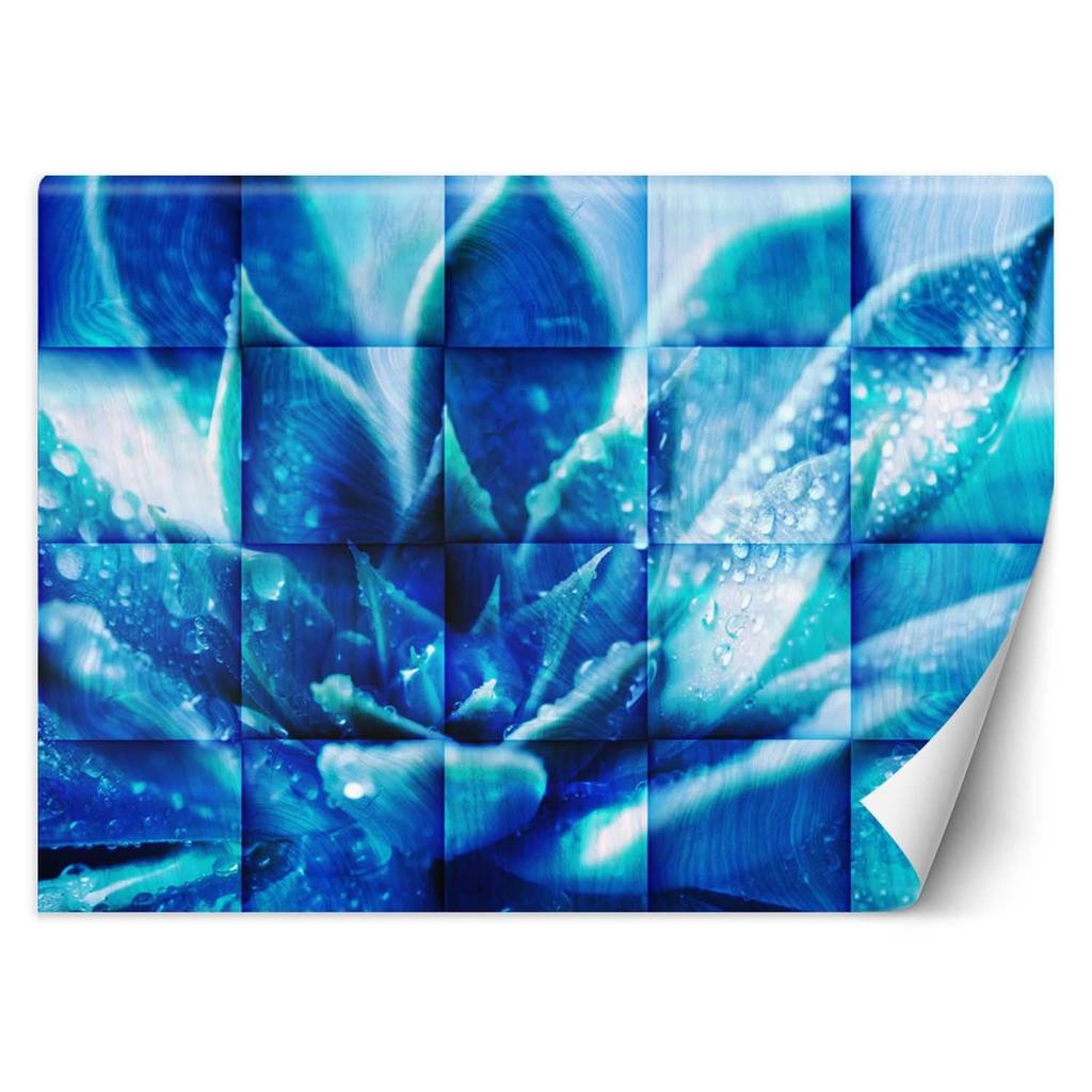 Wallpaper Blue Flower