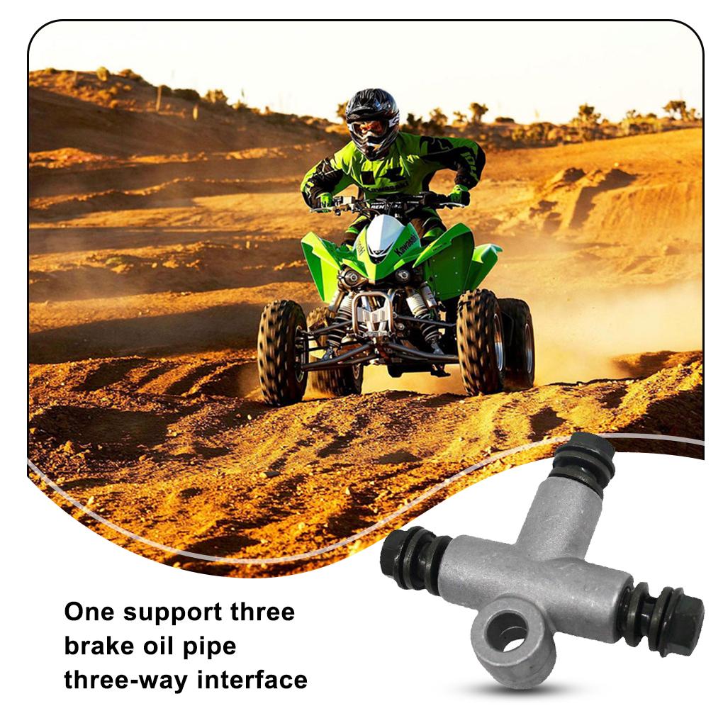 ATV Brake Oil Piping Connector Accessory Connectors Metal Braking Housing Converter Modified Part Brakes Fittings