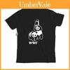 Herren Neues Mode WWF Panda T-Shirt Lustiger Humor Rundhals Kurzarm T-Shirt