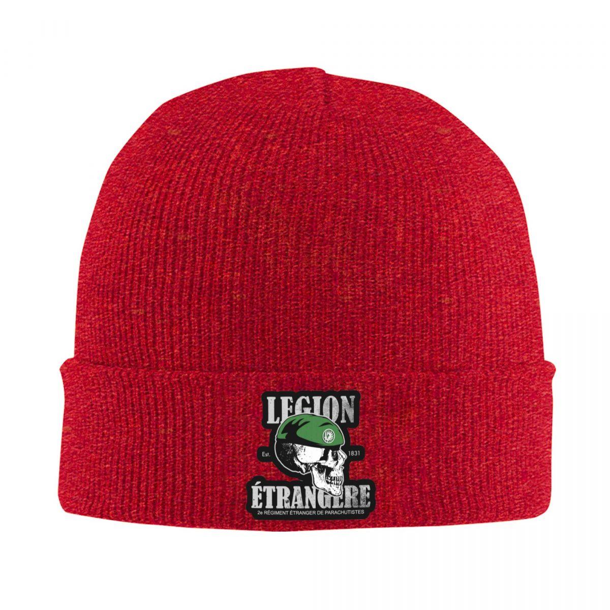 

Legion Etrangere Foreign Warm Knitted Cap Fashion Bonnet Hat Autumn Winter Outdoor Beanies Hats for Unisex Adult One Size