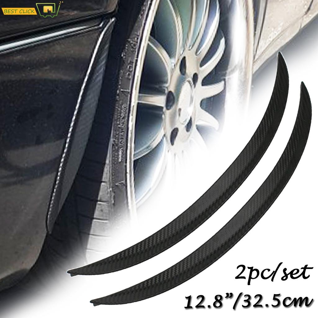Universal Carbon Fiber Rad Augenbraue Bogen Fender Flares Abdeckung Trim Kotflügel Schutz Lip Streifen Schlamm Klappen Auto