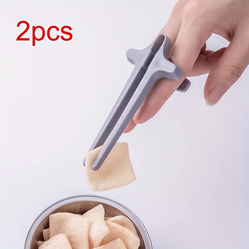 Creative Finger Food Clip Lazy Helper Chopsticks Game Playing Snacks No Mess Hand Chopsticks Finger Sleeve Food Clip