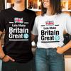 T-SHIRT (RF 4 ) Vote REFORM UK Election 2024 Let's Make Britain Great