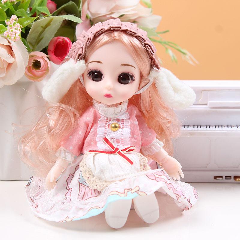 Cute Princess Lolita Doll Set Children Girls Dress Up Play Toy Gift Box