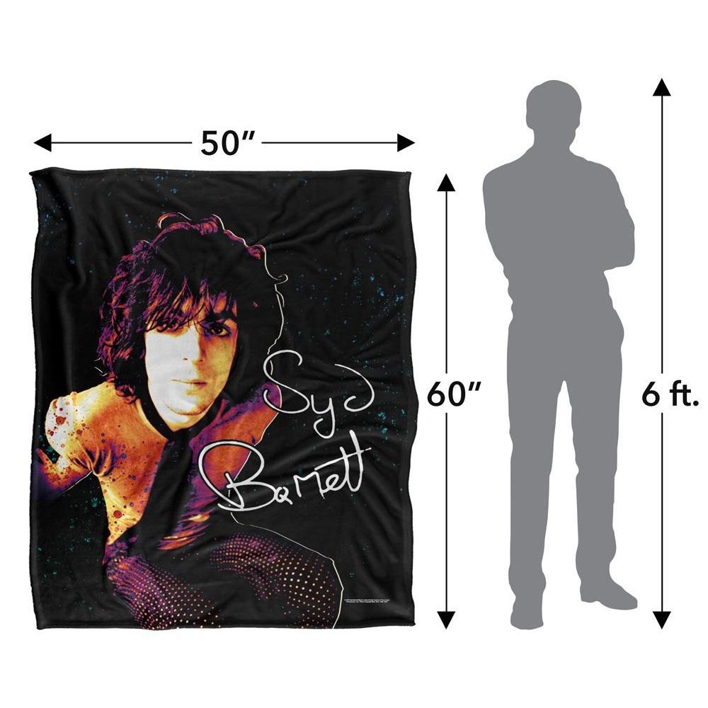 Syd Barrett Silky Splatter Supersoft Blanket