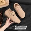 2025 Korean Version of the New Niche Design Woven Leather Breathable Strap Sandals Hollow Fashion Bag Head Shoes Women