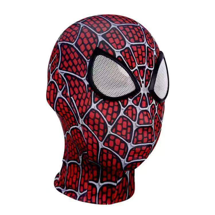 Spiderman Cosplay Headgear: Cute & Funny Hood Mask for Adults & Kids - Miles Edition