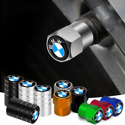 4PCS Car Wheel Tire Valve Cap Dust Protection Cover Accessories For E46 E39 E90 E60 E36 F30 F10 E34 X5 E53 E30 M4 M5 X5 X6