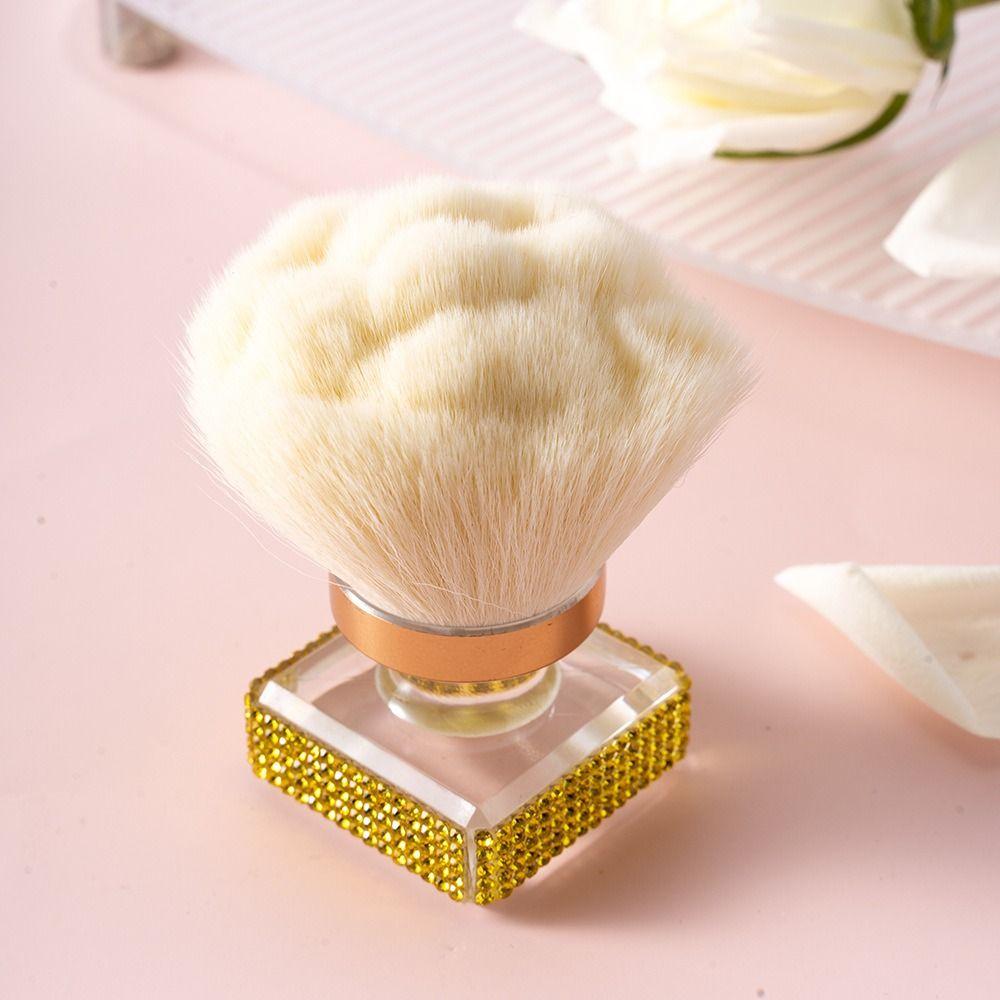 With Rhinestones Base Nail Art Dust Cleaner Brush Nail Cleaning Brush  Cosmetic Tool