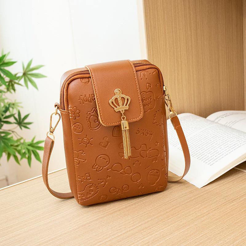 Sweet And Fresh 2022 Ladies Bag Cross-border Bag Women's Casual Simple Embossed Shoulder Bag