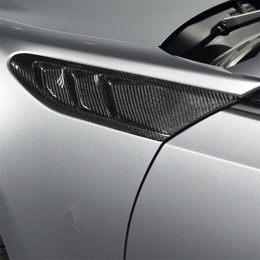Real Carbon Fiber Fender Fin Vent Trim LH&RH For Subaru BRZ Toyota 86 2012-2019