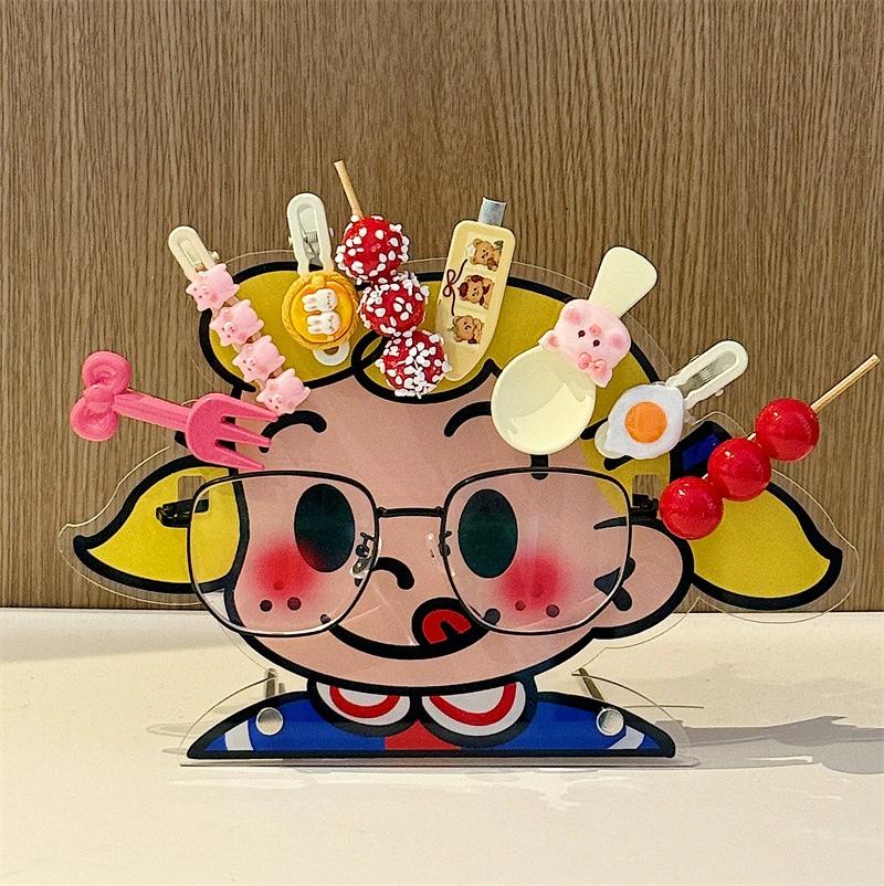 

Настольная полка для хранения, декомпрессионные мелкие украшения, заколки для волос, аксессуары для волос, хранение очков