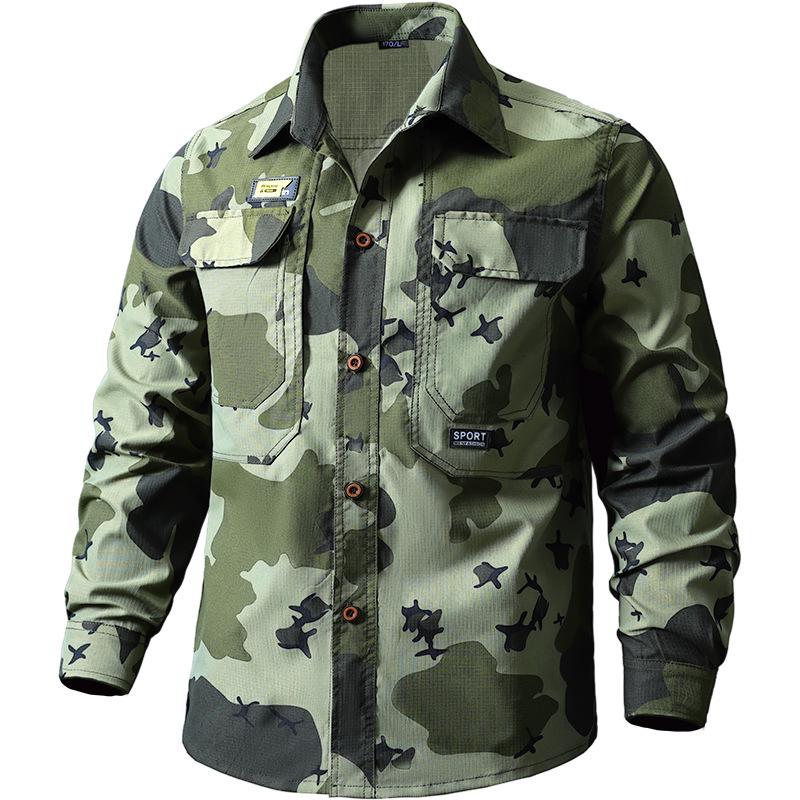 Pánská rychleschnoucí letní pracovní sada: Prodyšný oblek chránící před sluncem pro venkovní stavební a dílenské práce