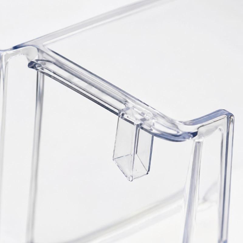 Refrigerator Door Basket Replacement for W11239961, Clear Plastic Bin with Raised Walls for Restoring Damaged or Missing Right-Side Shelf