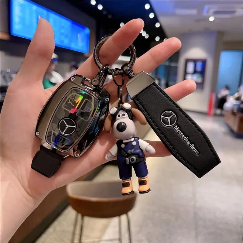 ULA5 3BTN Fashion Soft TPU Car Key Case For Mercedes Benz A C E S G Class GLC CLE CLA GLB GLS W177 W205 W213 W222