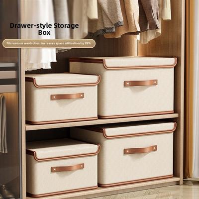 Oxford Fabric Oxford Storage Box Clothes Organizer Box PP Board Reinforced