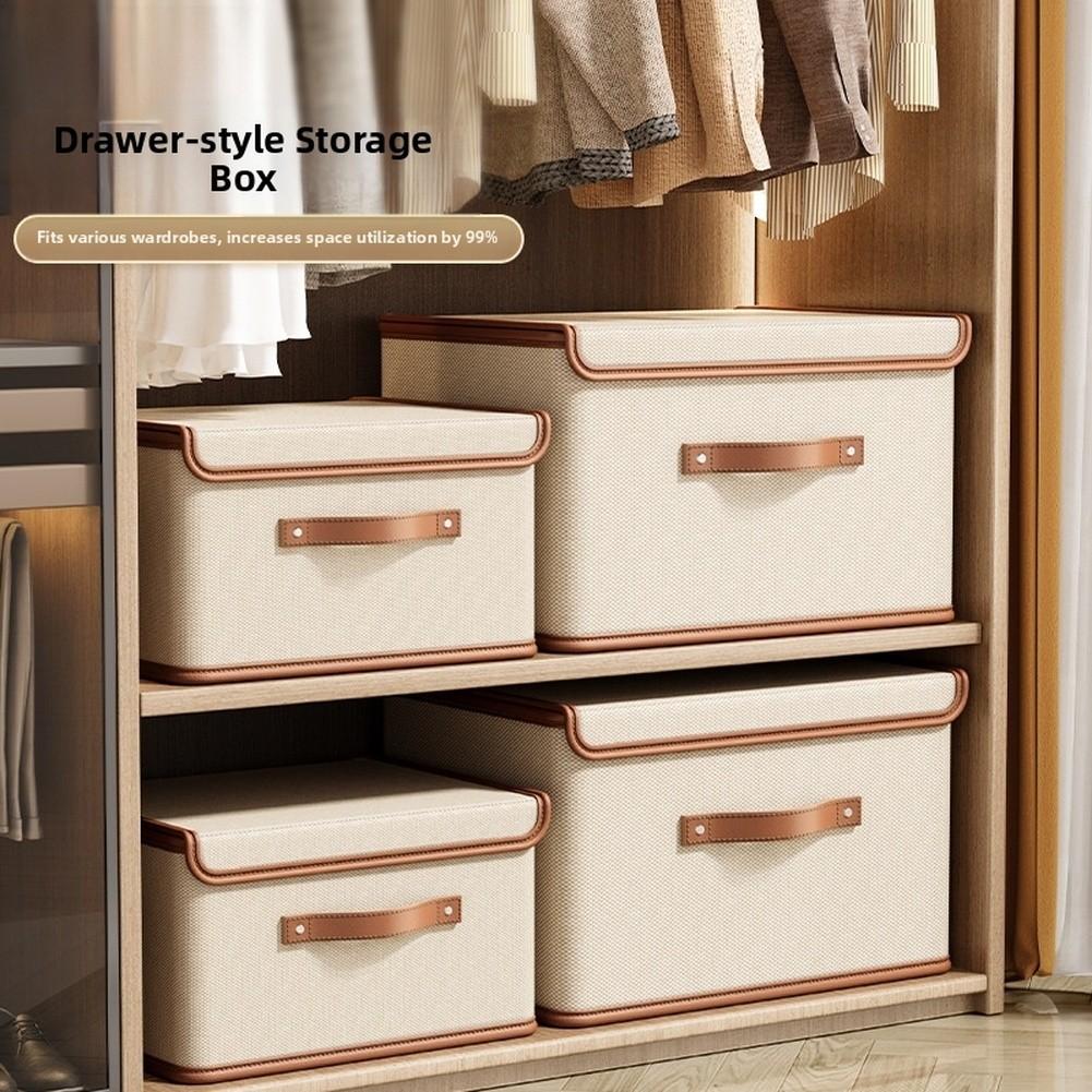 Oxford Fabric Oxford Storage Box Clothes Organizer Box PP Board Reinforced