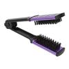Clamp Flat Brush Double Sided Hair Straightening Artificial Bristle Splint Flat Brush