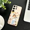 Charlie and Lola Cartoon Phone Case For Samsung S26,S25,S24,S23,S22,S21,S20,Plus,Fe,Lite,Others Black Cover