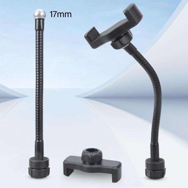 17mm Ball Mount Extension Adapter 360 Degree Rotating Arm Adapter Car Mount Phone Holder Extension Rod