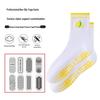 Women's Mid-Tube Non-Slip Yoga Socks with Fruit Embroidery for Fitness, Pilates, and Sports