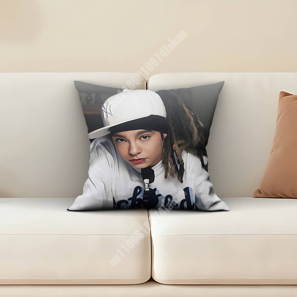 TTokio Hotel BBill TTom KKaulitz Encore Sofa Couch Pillow Cover Cushion Case Cozy Bedroom Accent Studio Furnishing