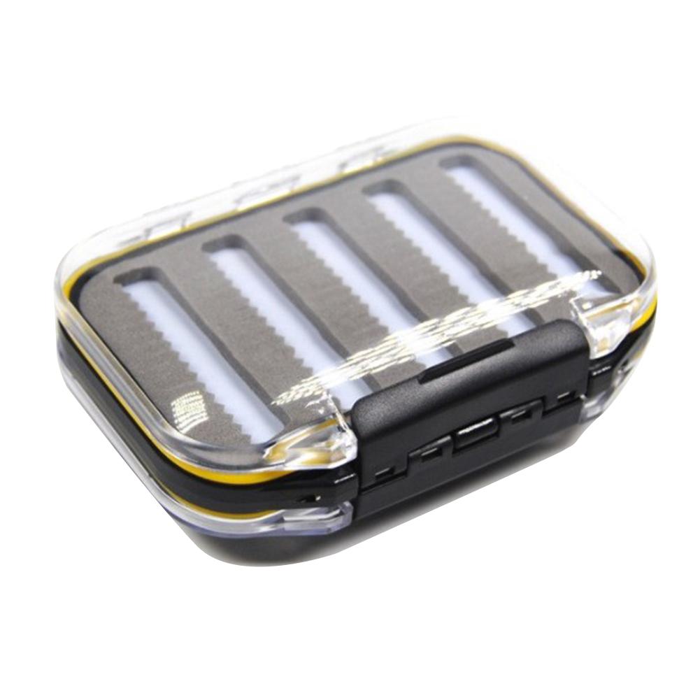 Portable Fishing Flies Gadget Holder Double-sides Fishing Lure Organizer Plastic Lightweight Practical for Saltwater Pesca Tool