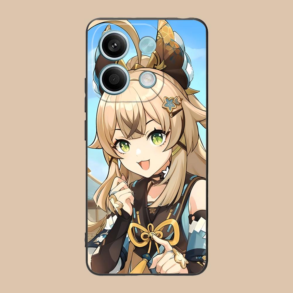 

Game GI Kirara Mobile Phone Case for POCO M7 M6 M5 M4 M3 X7 X6 X5 X4 X3 Pro GT 5G Colorful Printing Cover Cover Luxury Pretty Poco X3 GT