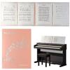 Writable Sheet Music File, 4 Colors, 4 Pages, Holds 6 Sheets, A4 Size, Writable, Anti-Reflective, Piano, Easy To Use, Direct Editing, Sheet Music Hold