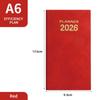 To Do List 2026 Agenda Book A6 English Notepad High Quality Pocket Diary Book  Students