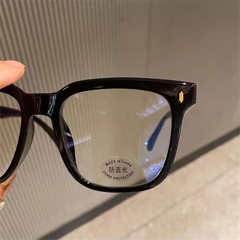 Classic Simple Black Computer Glasses Frame Students Women Men Transparent Spectacles Frame Anti Blue Light Blocking Eyewear