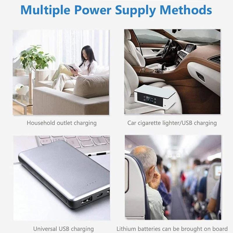 0-18 Degrees Refrigerated Insulin Pill Medicine Carrying Case USB Charging Refrigerated Incubator High Power Mini Refrigerator