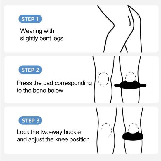 1/2Pcs Patellar Tendon Support Strap Tendonitis Meniscus Tear Joint Pain Relief Patella Stabilizer Band Knee Brace for Running Basketball Cycling