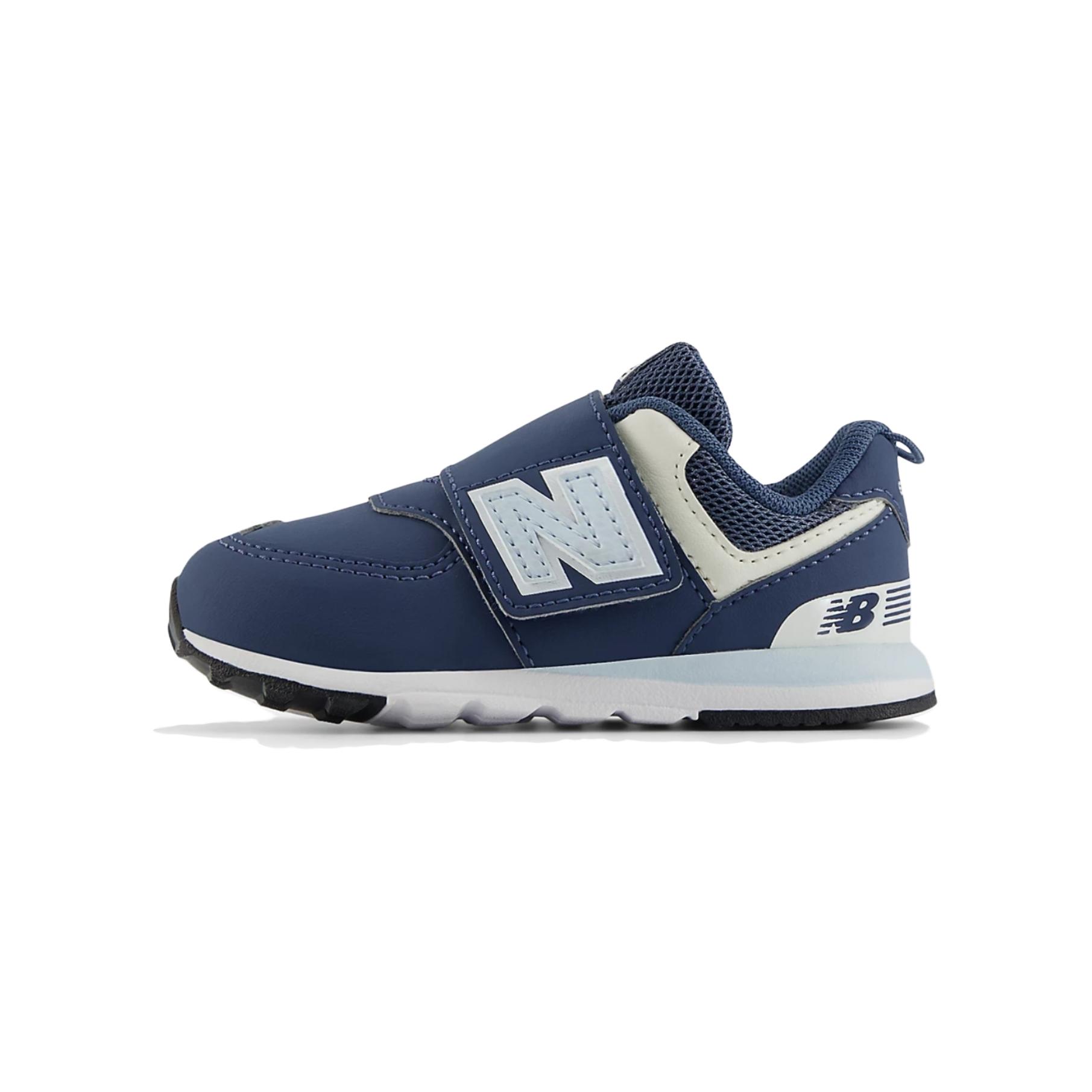 

New Balance 574 Удобные Универсальные Низкие Кроссовки для Ходьбы Детская Обувь Синий Белый NW574KIE 26