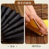 Folding Black Japanese Japanese Accessory [Mirhua] Fan, Black, Plain, Frame, Style, Bamboo, Durable, Stylish, Lightweight, Unisex, Festival,