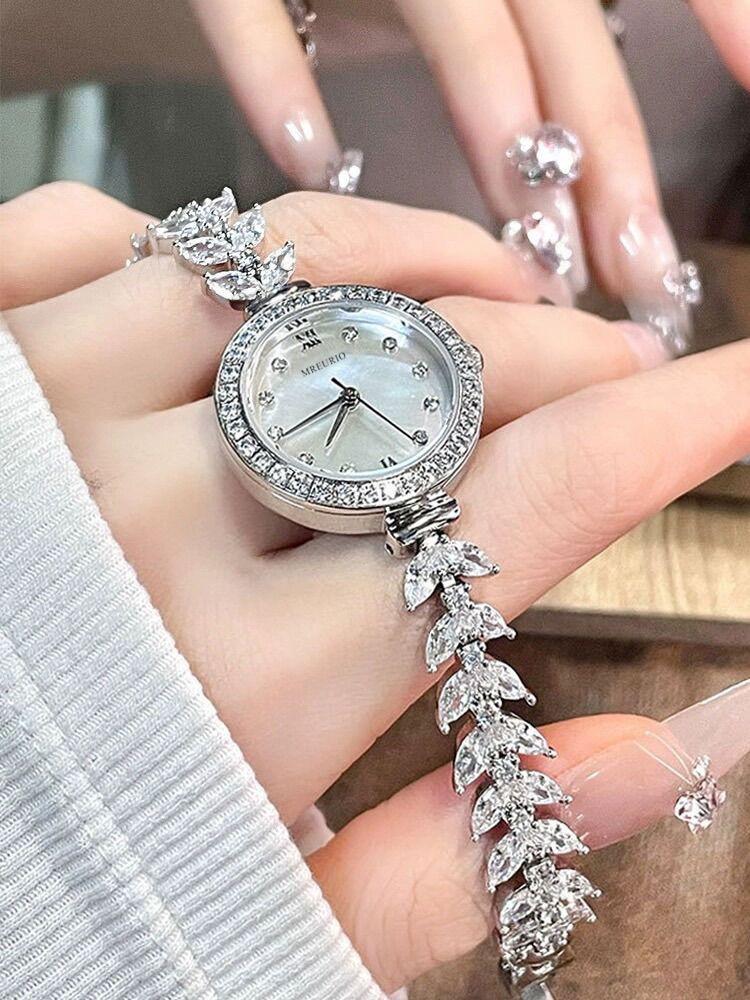 Popular Diamond-Set Shell Mermaid Women's Quartz Watch - Bestseller for Live Streaming