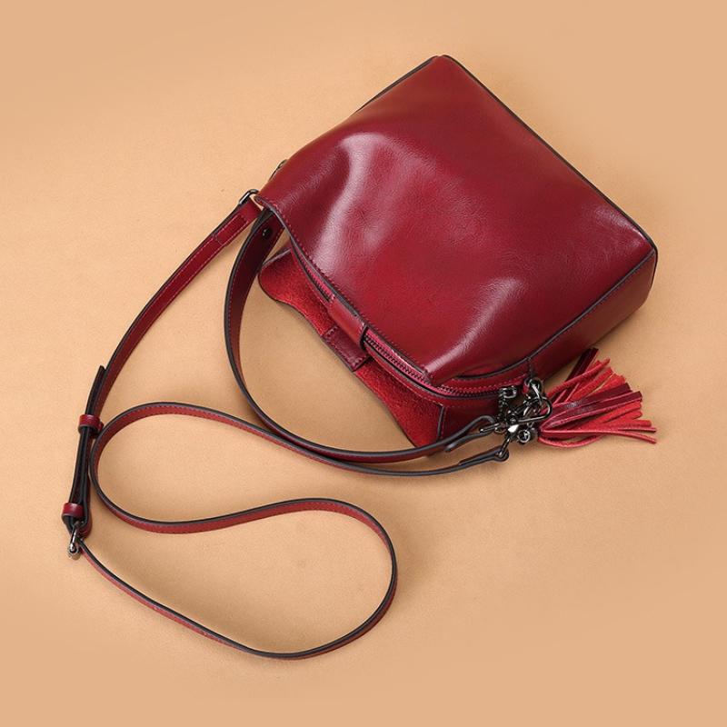 Real Cow Leather Ladies HandBags Women Genuine Leather Bags Totes Messenger Bags Hign Quality Designer Luxury Brand Bag