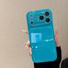 Luxury Reflective Large Window Glass Case for iPhone 17 16 15 14 13 12 Pro Max Premium Crystal Acrylic Shockproof Armor Cover